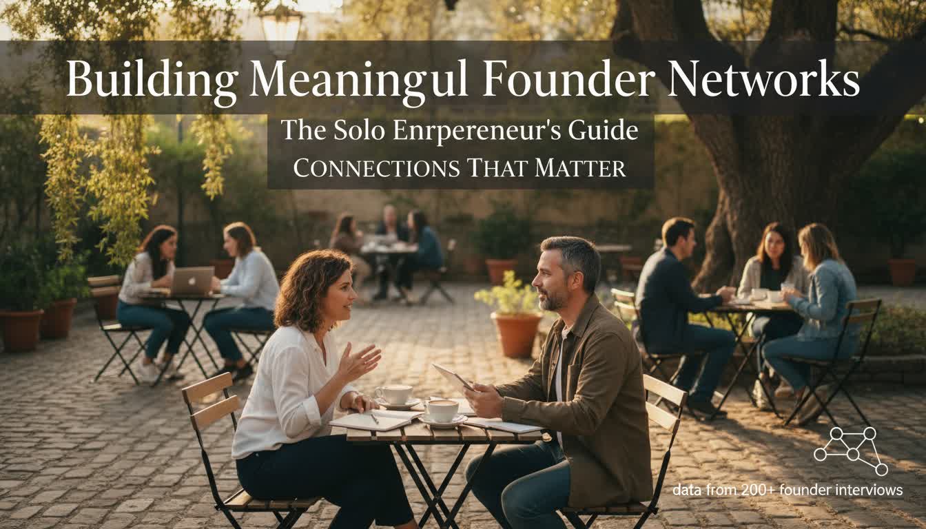 Featured image for: Building Meaningful Founder Networks: The Solo Entrepreneur's Guide to Connections That Matter